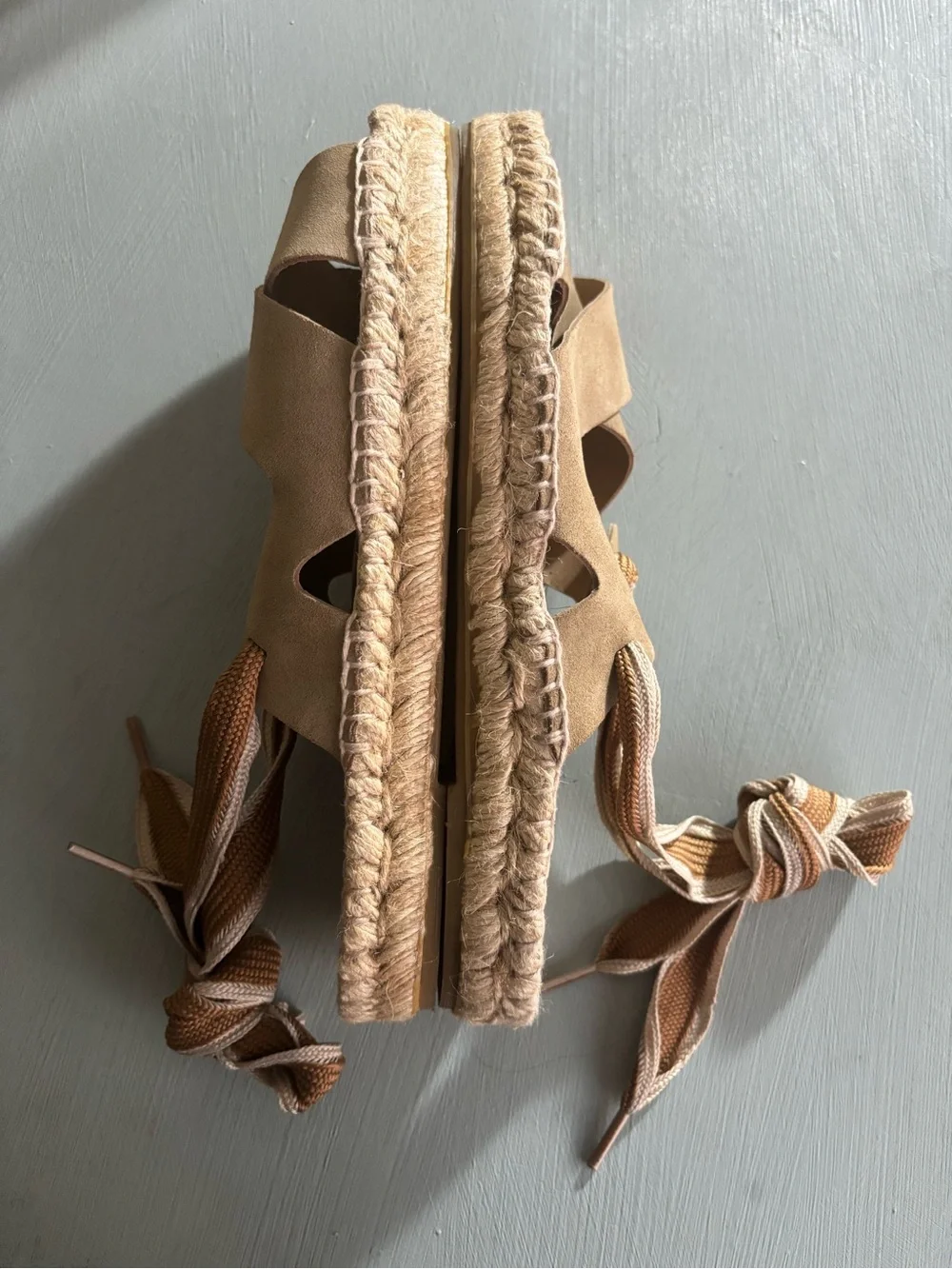 Paloma Barceló Adaya Wrap Espadrille Sandals EU 40